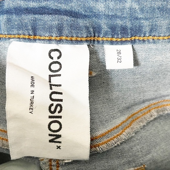 Collusion High Rise Bootleg Jeans - Picture 8 of 9